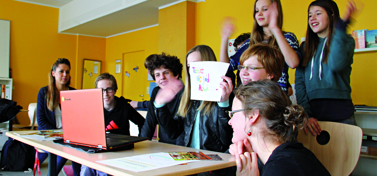 Schüler beim lernen